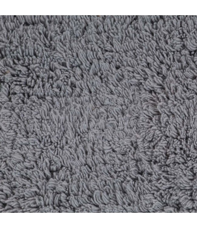 Badmattenset stof grijs 2-delig