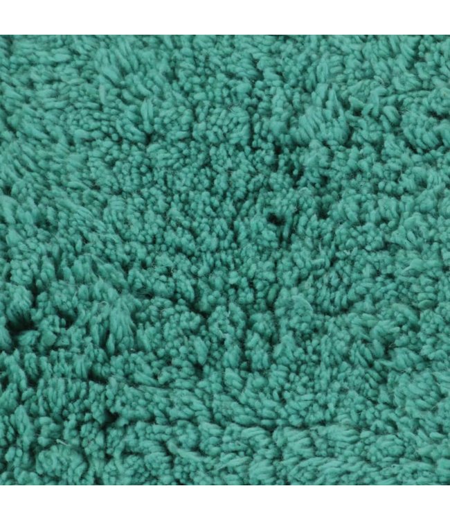 Badmattenset stof turquoise 3-delig