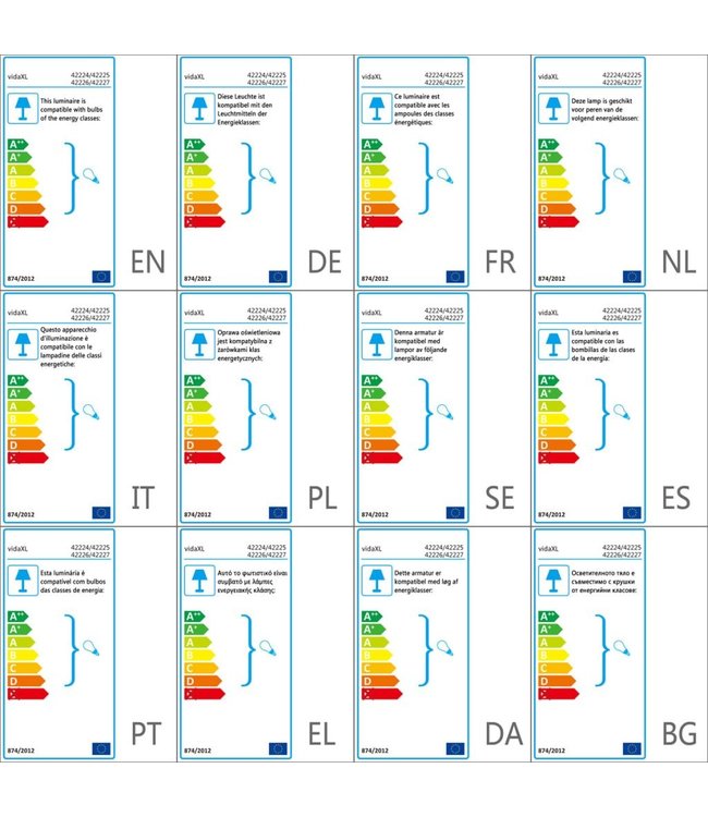Buitenlamp kubusvormig 2st