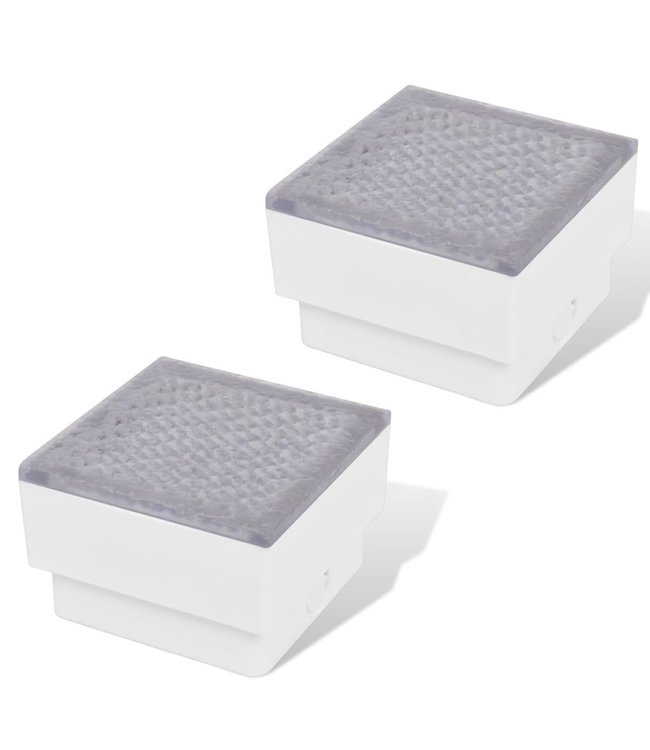 2x LED-lamp verzonken 100x100x68 mm