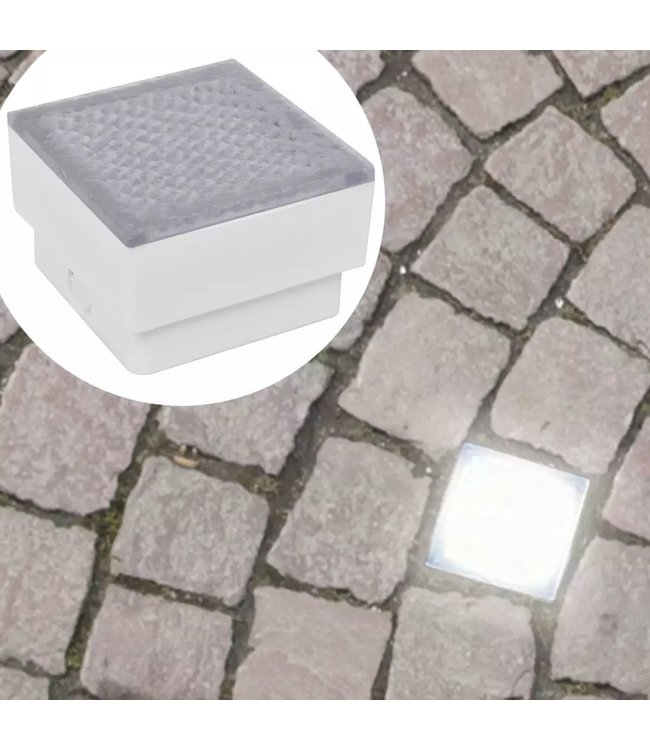 2x LED-lamp verzonken 100x100x68 mm