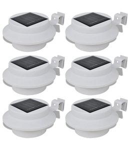 Solar buitenlampset 6 stuks wit