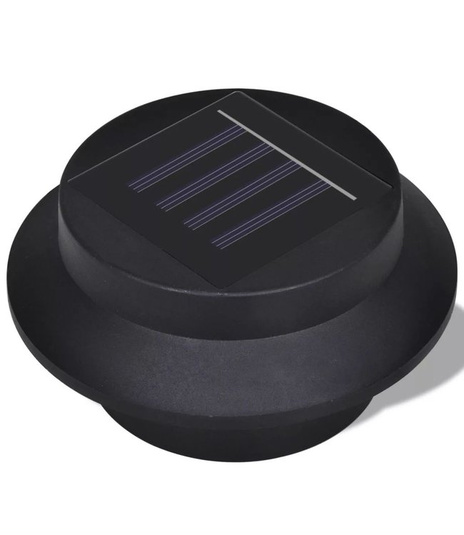 Solar buitenlampset 6 stuks zwart