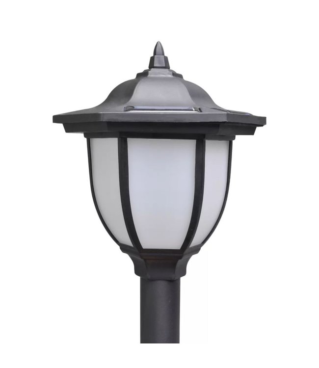 Hekwerk met 2 solarlampen