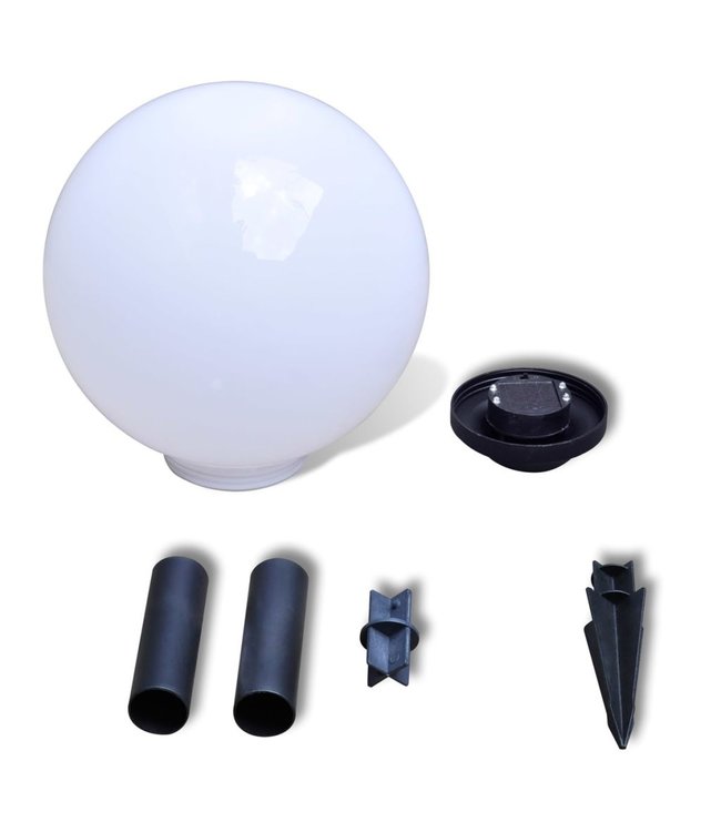 Buitenlampen solar bolvormig 30 cm 2 st