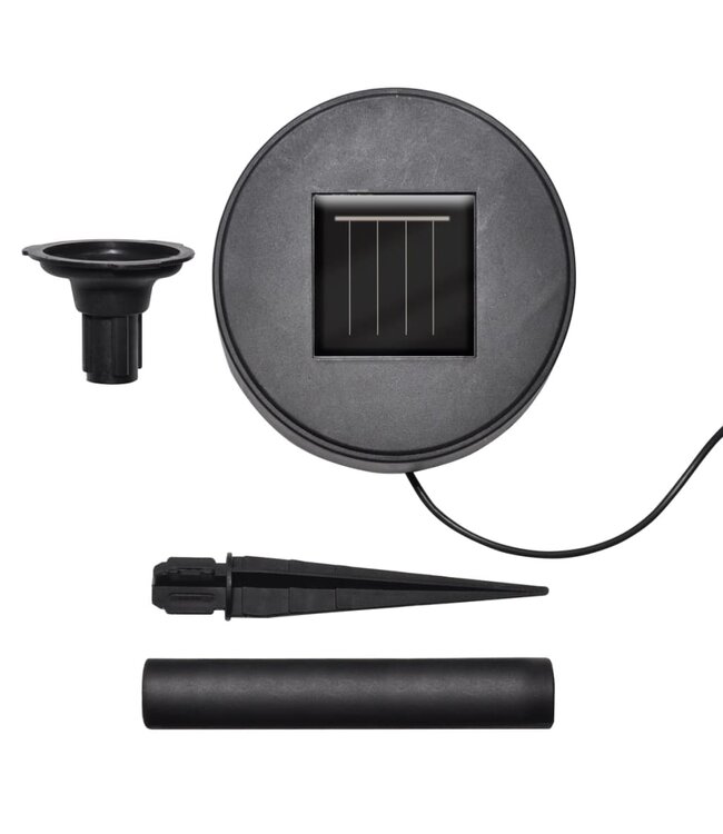 Tuinlampen 6 st LED met grondankers en zonnepanelen