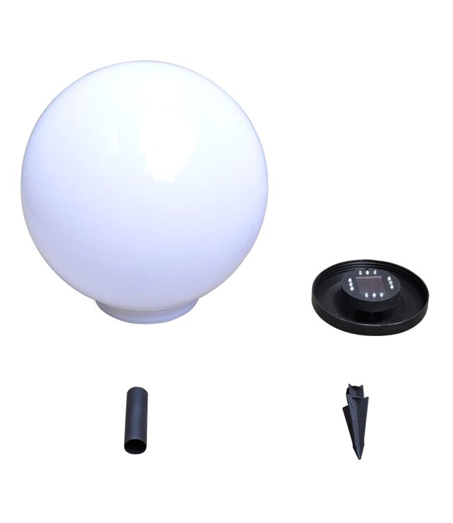 Tuinpadlampen 2 st met grondpin LED 40 cm
