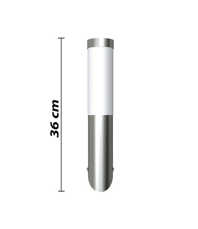 Buitenlamp RVS Enego 2 st