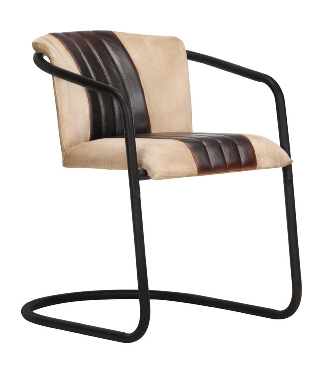 Eetkamerstoelen 2 st echt leer bruin