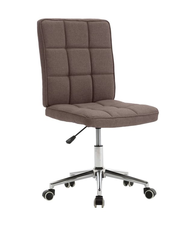 Eetkamerstoelen 2 st stof taupe