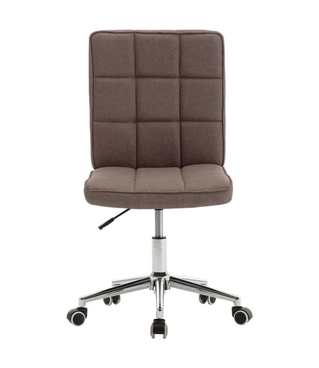 Eetkamerstoelen 2 st stof taupe
