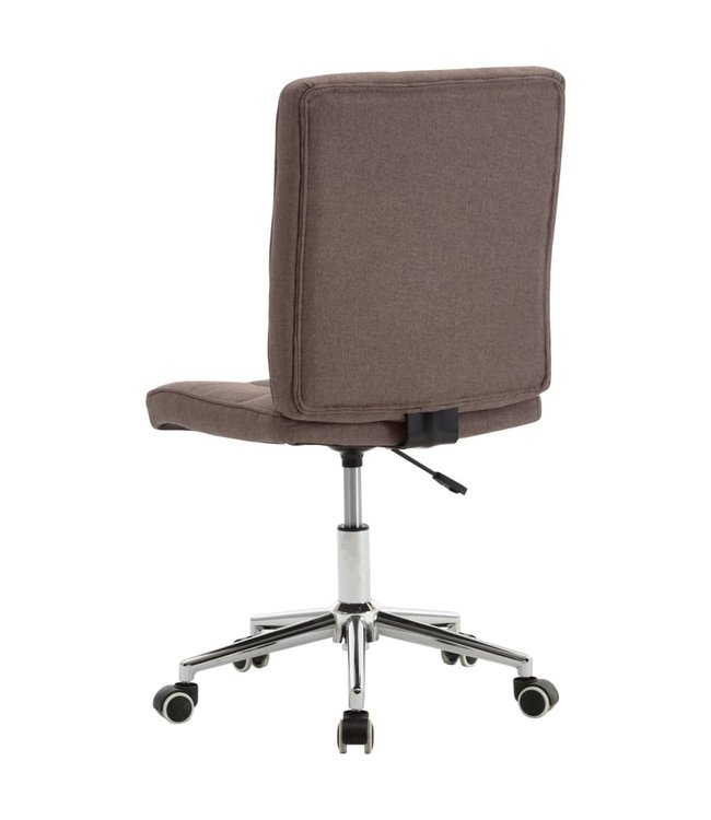 Eetkamerstoelen 2 st stof taupe
