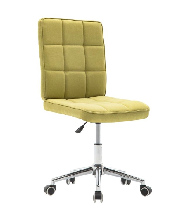 Eetkamerstoelen 2 st stof groen