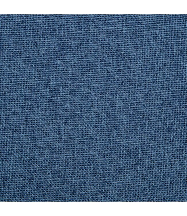 Eetkamerstoelen draaibaar 2 st stof blauw