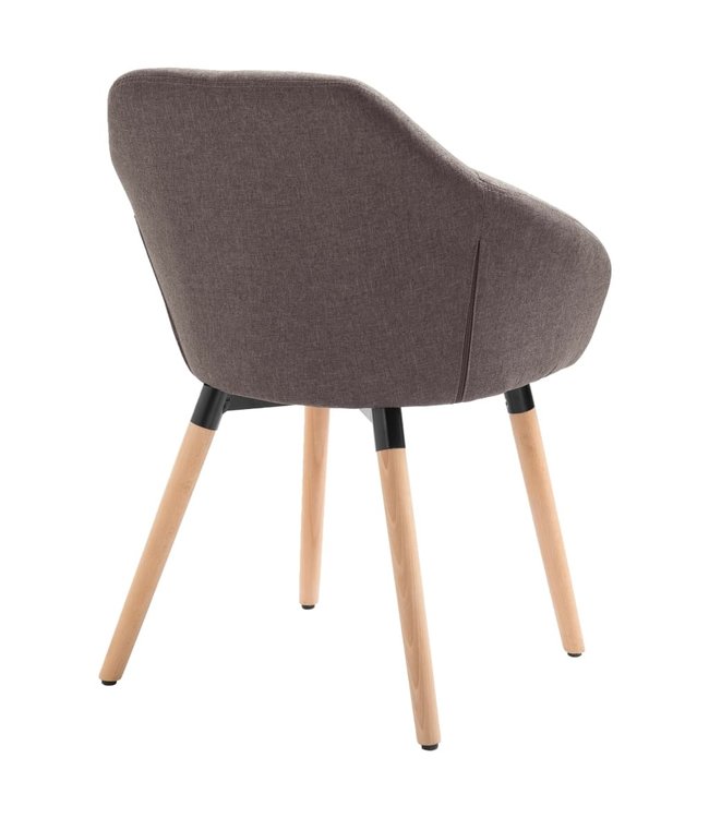 Eetkamerstoel stof taupe