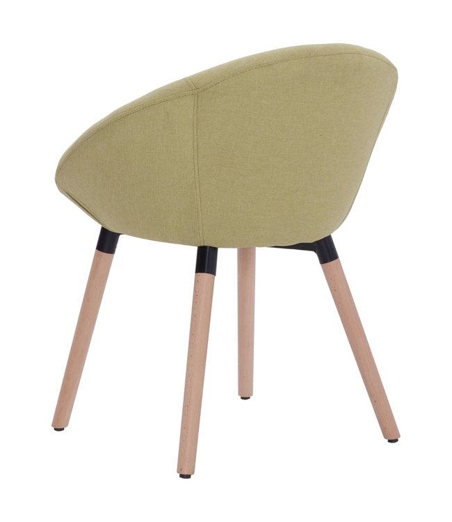 Eetkamerstoel stof groen