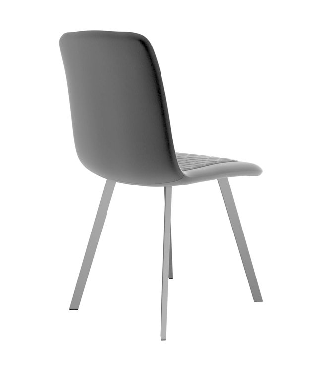 Eetkamerstoelen 2 st fluweel zwart