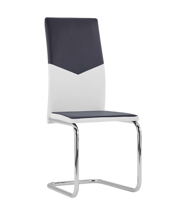 Eetkamerstoelen 4 st kunstleer zwart