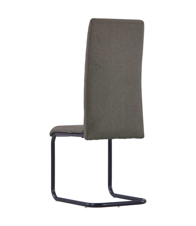 Eetkamerstoelen 4 st stof taupe