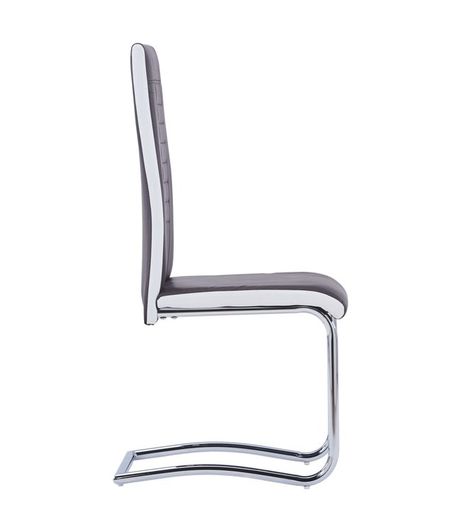 Eetkamerstoelen 2 st kunstleer bruin