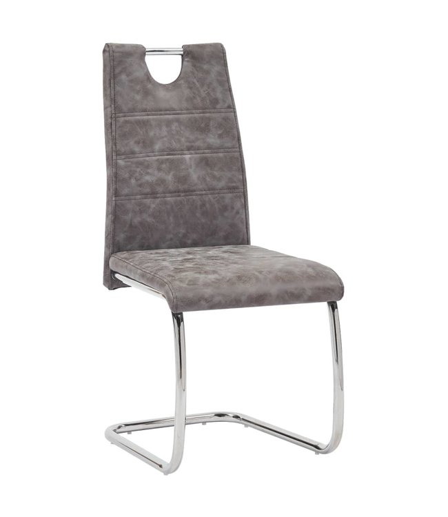 Eetkamerstoelen 2 st kunstleer bruin
