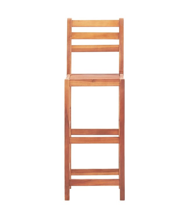 Barstoelen 4 st massief acaciahout