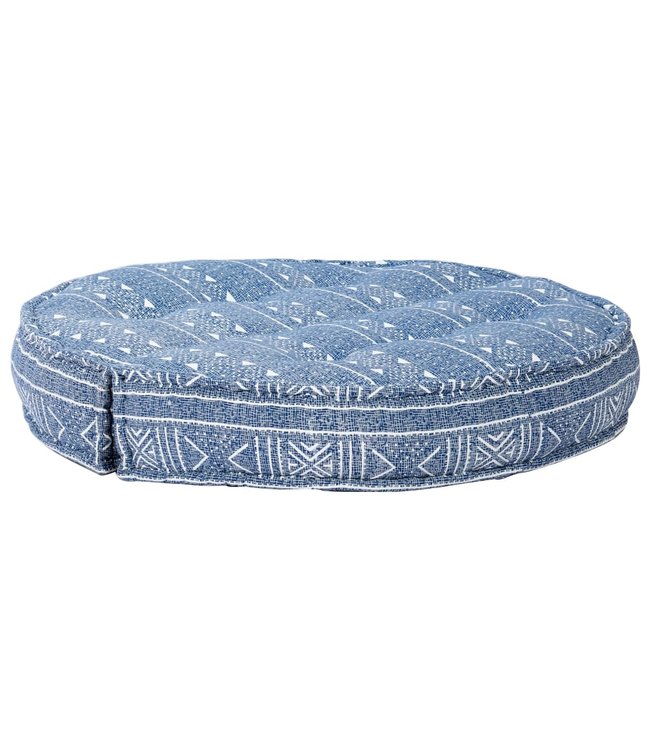 Bank 100x20 cm stof indigo