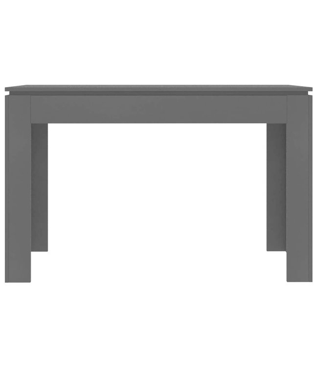 Eettafel 120x60x76 cm spaanplaat zwart