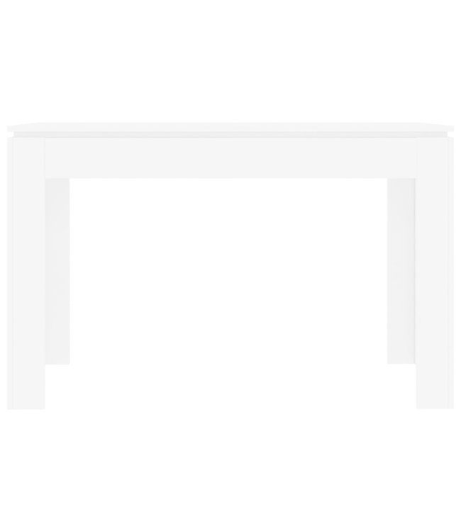 Eettafel 120x60x76 cm spaanplaat wit
