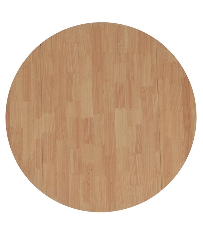 Eettafel inklapbaar rond MDF wit