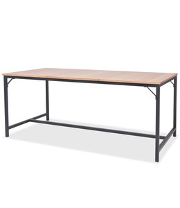 Eettafel 180x90x76 cm essenhout