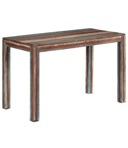 Eettafel vintage stijl 118x60x76 cm massief hout