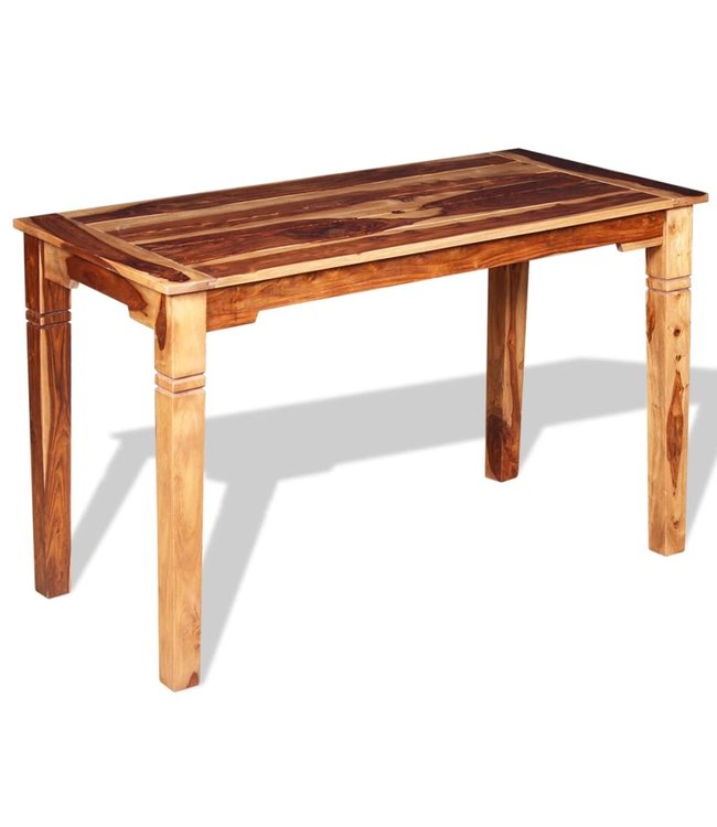 Eettafel 120x60x76 cm massief sheeshamhout