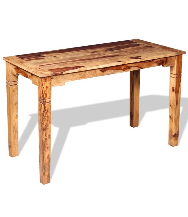 Eettafel 120x60x76 cm massief sheeshamhout