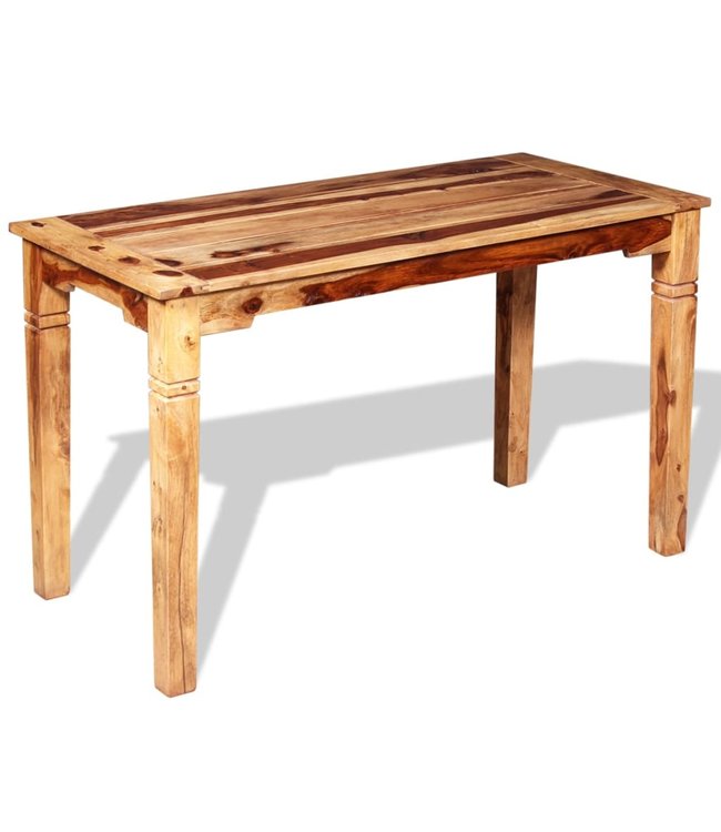 Eettafel 120x60x76 cm massief sheeshamhout