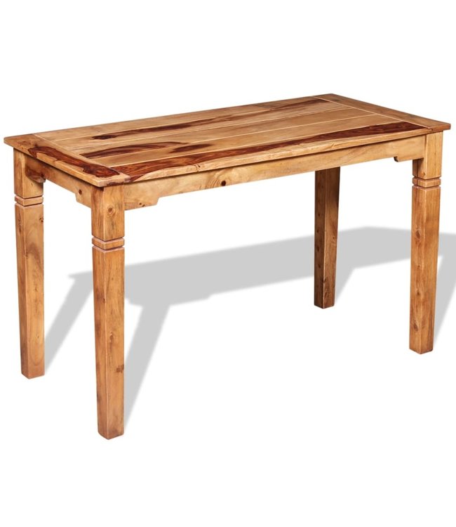 Eettafel 120x60x76 cm massief sheeshamhout