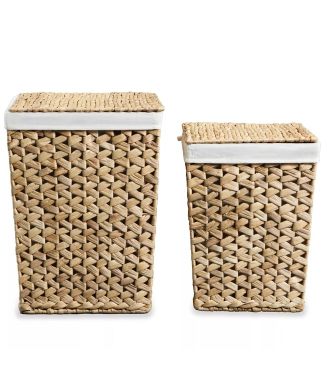 Wasmandenset waterhyacint 2-delig