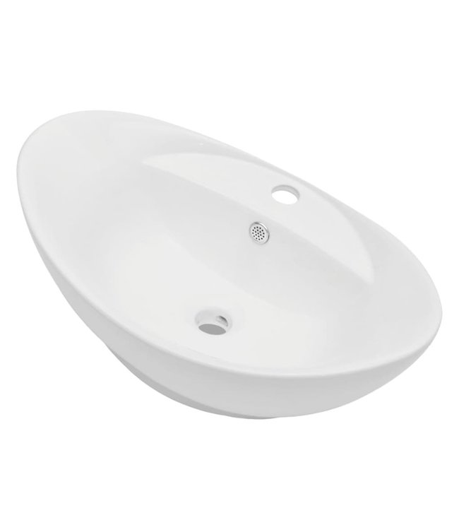 3-delige Badkamermeubelset keramiek zwart