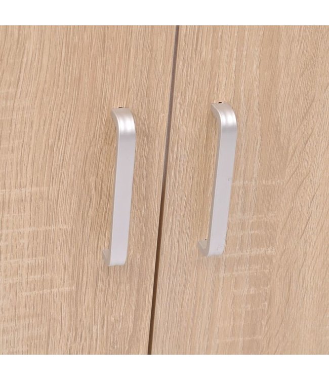 Badkamermeubelset met wasbak beige 3-dlg