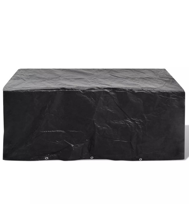 Tuinmeubelhoes voor 6-persoons poly rattan set 10 oogjes 240x140 cm