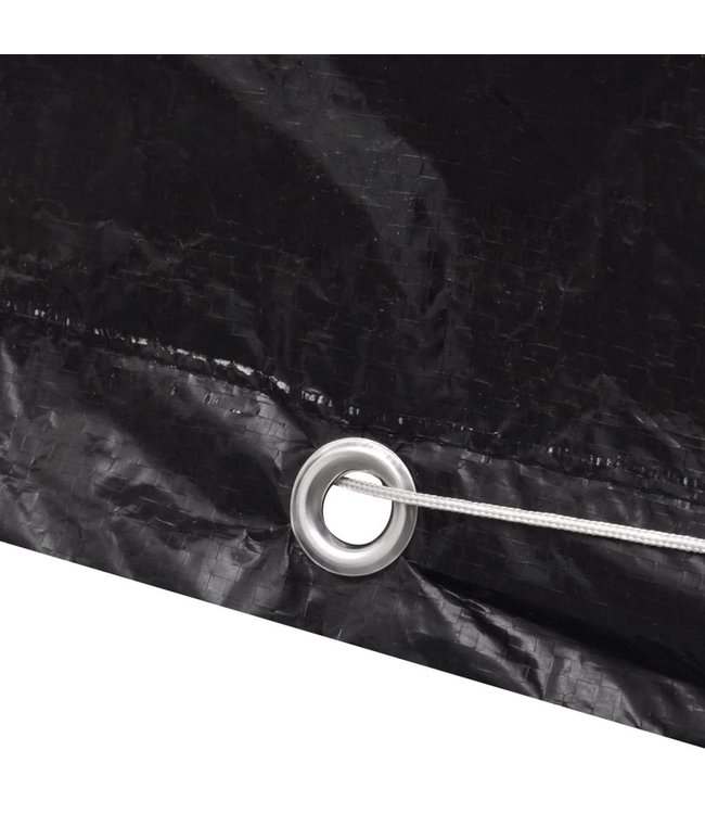 Tuinmeubelhoes voor 6-persoons poly rattan set 10 oogjes 240x140 cm