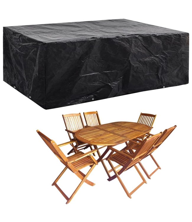 Tuinmeubelhoezen 2 st 8 ogen 242x162x100 cm