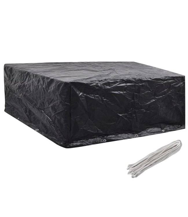 Tuinmeubelhoezen 2 st 10 ogen 260x260x90 cm