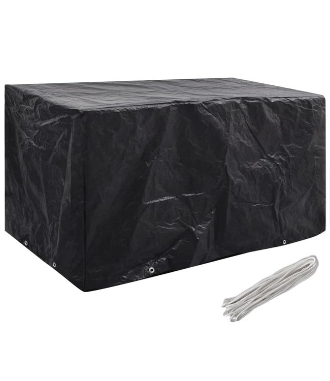 Tuinmeubelhoezen 2 st 8 ogen 180x70x90 cm