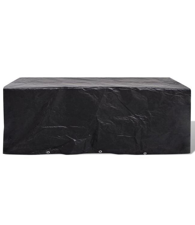 Tuinmeubelhoezen poly rattan 2 st 8-persoons 229x113 cm