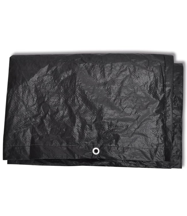 Tuinmeubelhoezen poly rattan 2 st 6-persoons 172x113 cm
