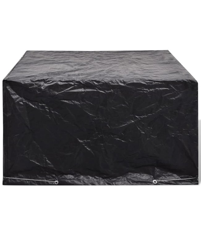 Tuinmeubelhoezen poly rattan 2 st 6-persoons 172x113 cm