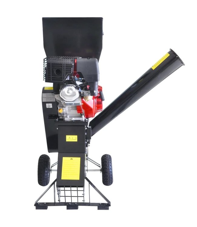 Houtversnipperaar op benzine met 13 pk motor