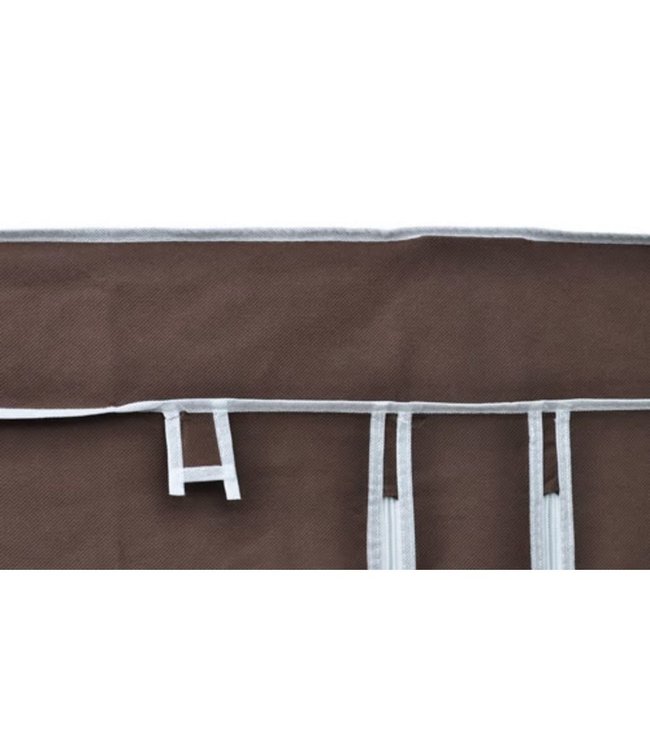 Kledingkast stof bruin