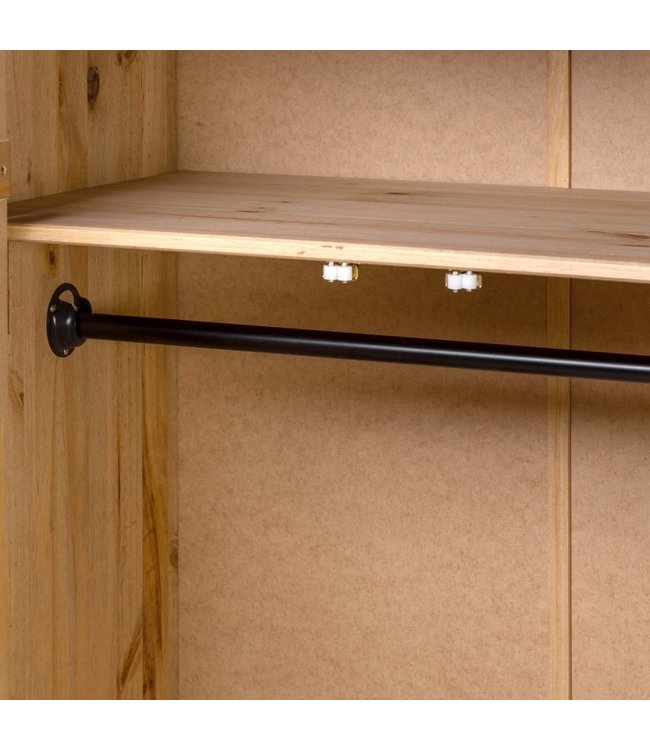 Kledingkast 3 deuren Panama Range 118x50x171,5 cm grenenhout